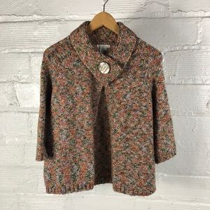 Tweeds Sweater one button swing style medium